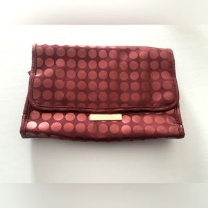 Burgundy travel hanging organizer